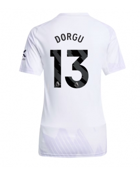 Billige Fotballdrakt Manchester United Patrick Dorgu #13 Replika Bortedrakt Dame 2025-26 Kortermet Billige Fotballdrakt Manchester United Patrick Dorgu #13 Replika Bortedrakt Dame 2025-26 Kortermet